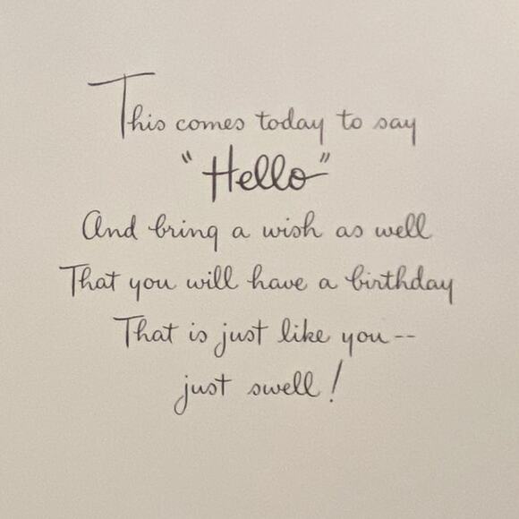 Lot 4 Vtg MCM Birthday Card USA 1970s Embossed Ornithologist Bird Winged Classic - Picture 16 of 16